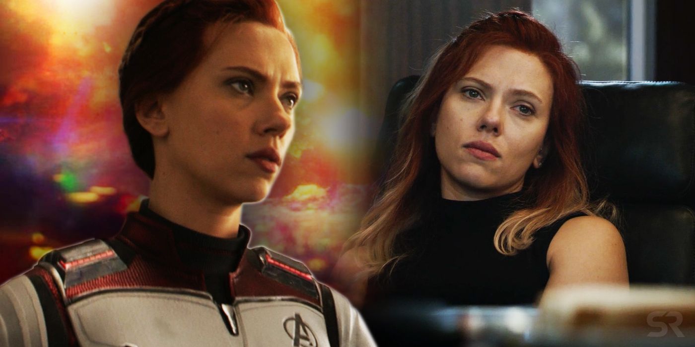 Scarlett Johansson as Black Widow in Avengers Endgame
