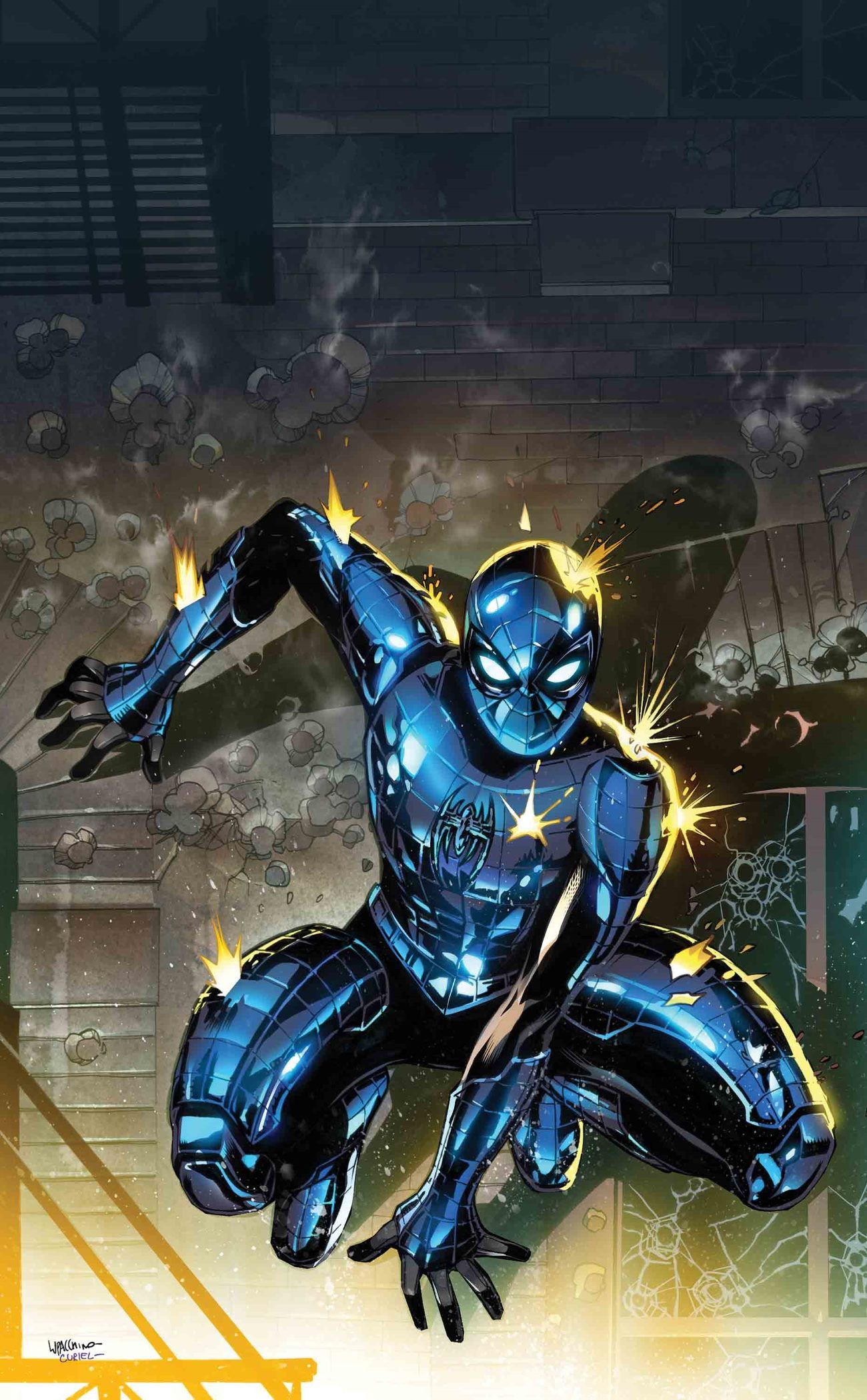 Spider-Man Armor Suit Variant Cover