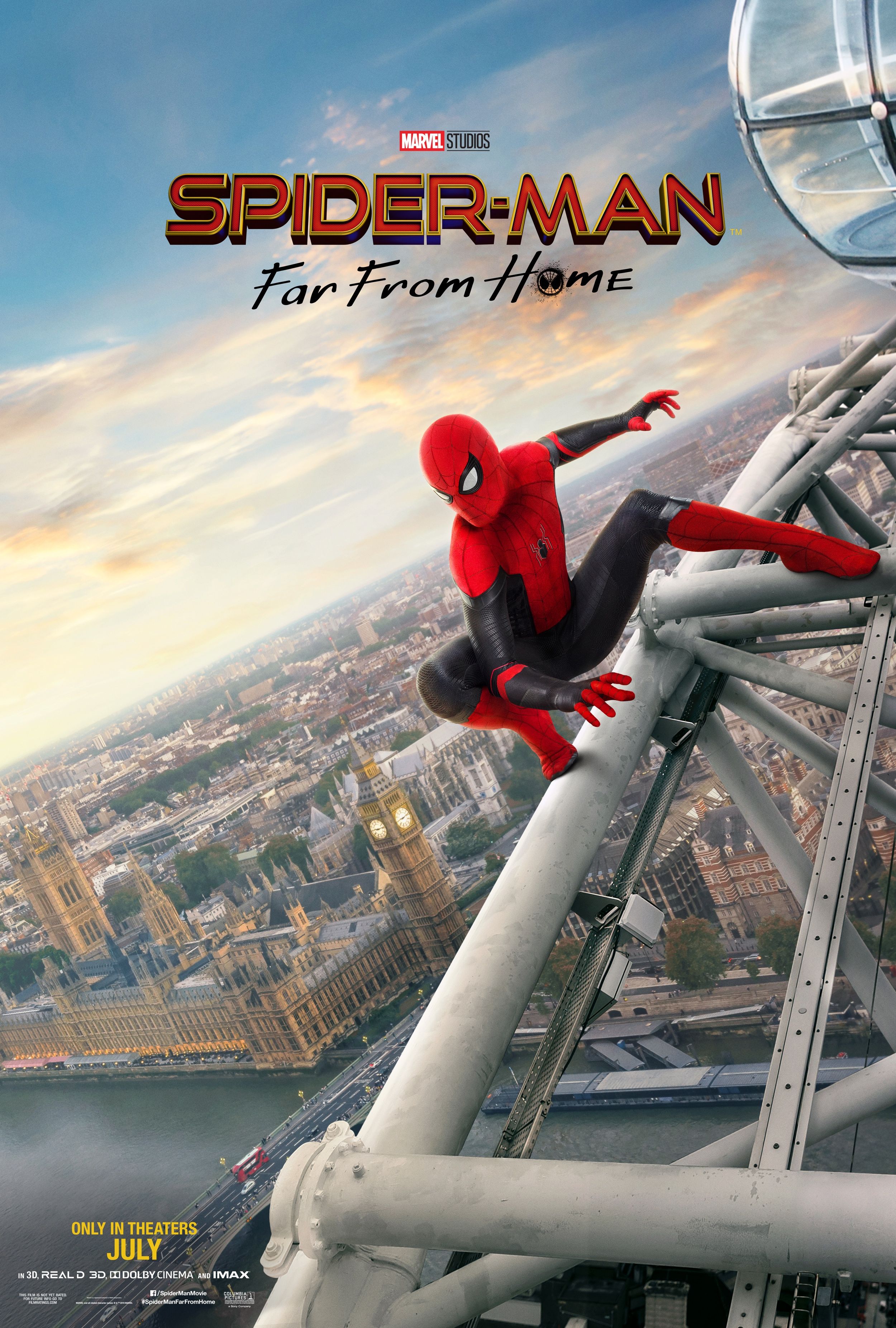 Spider-Man Far From Home London Poster