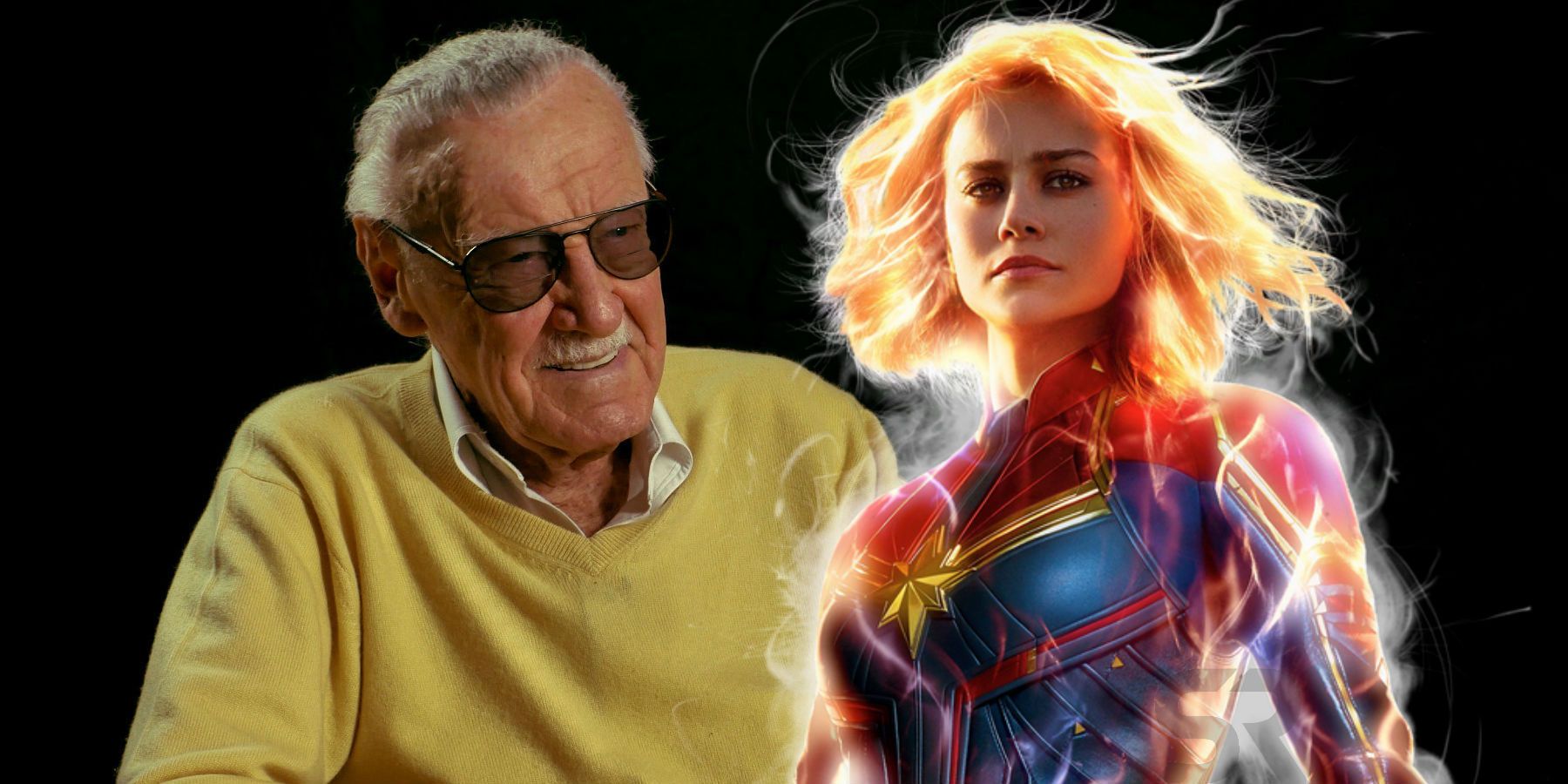 Stan Lee and Captain Marvel