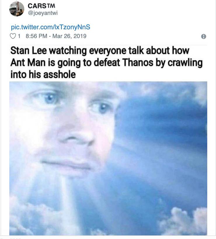 The Funniest Ant Man And Thanos Butt Memes Screenrant
