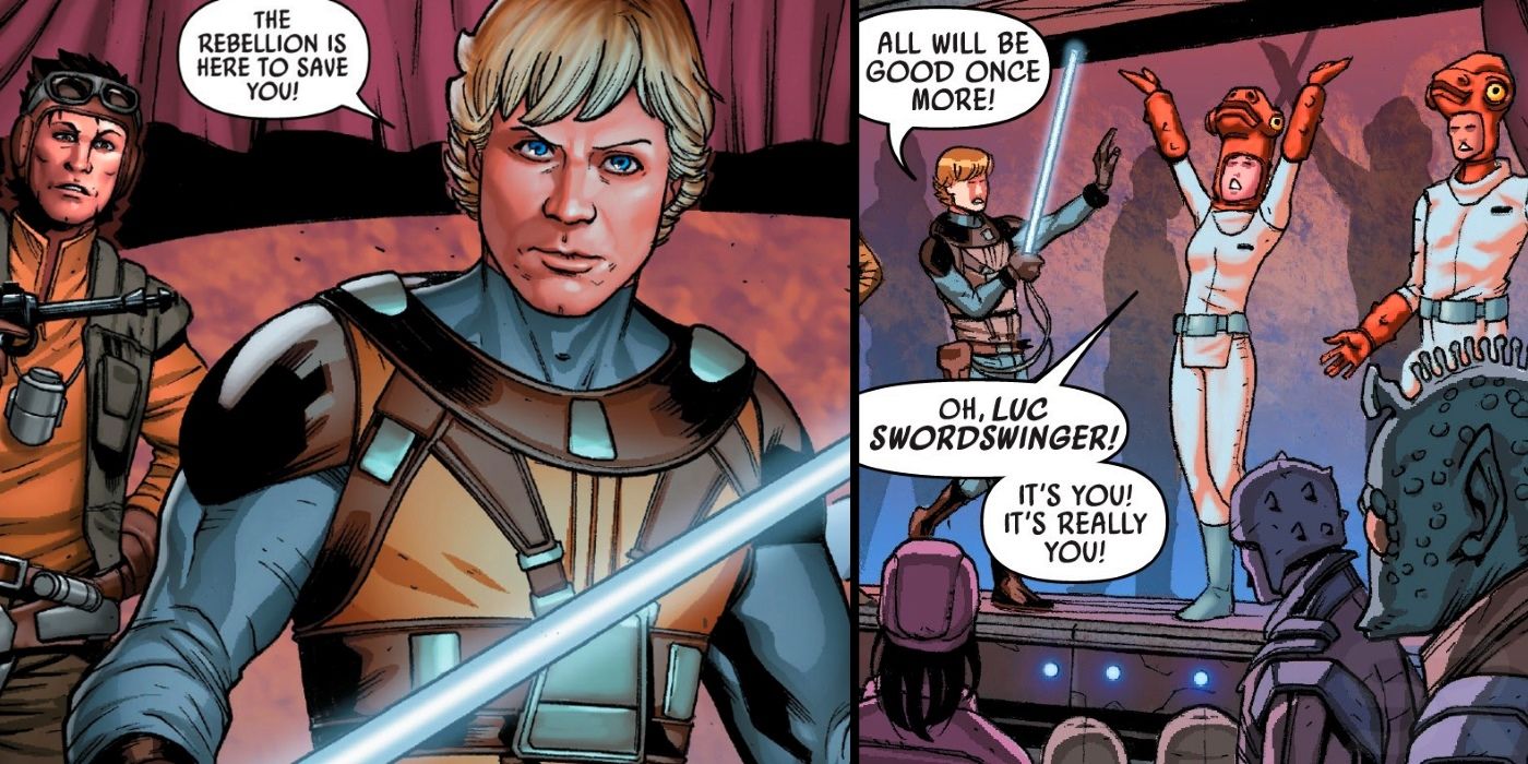 Star Wars Comic Luc Swordswinger