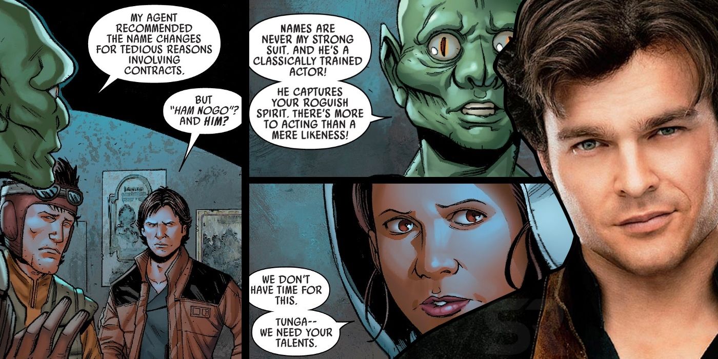 Star Wars Han Solo Comic Defend Actor