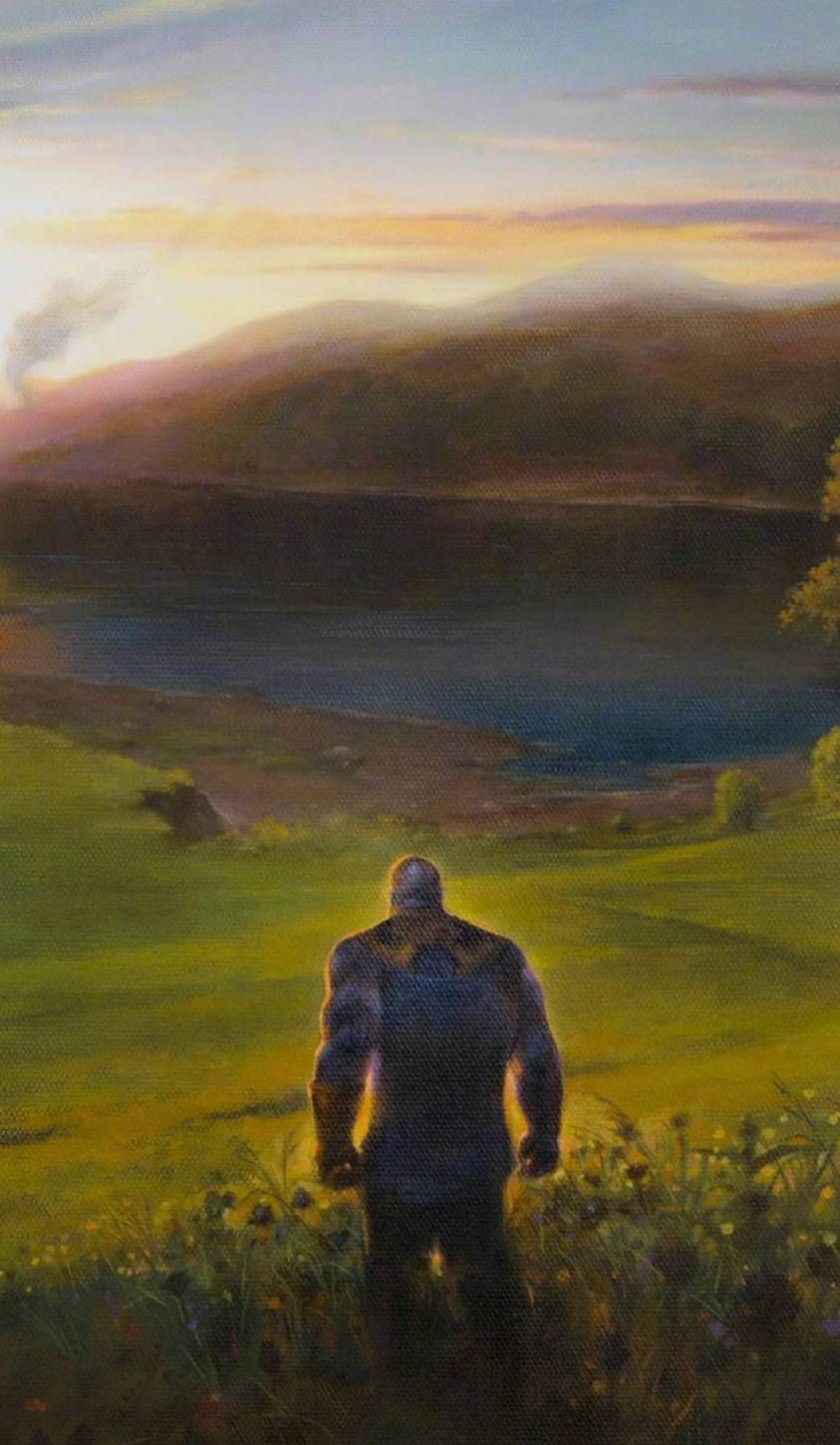 Thanos on his farm in Avengers: Endgame