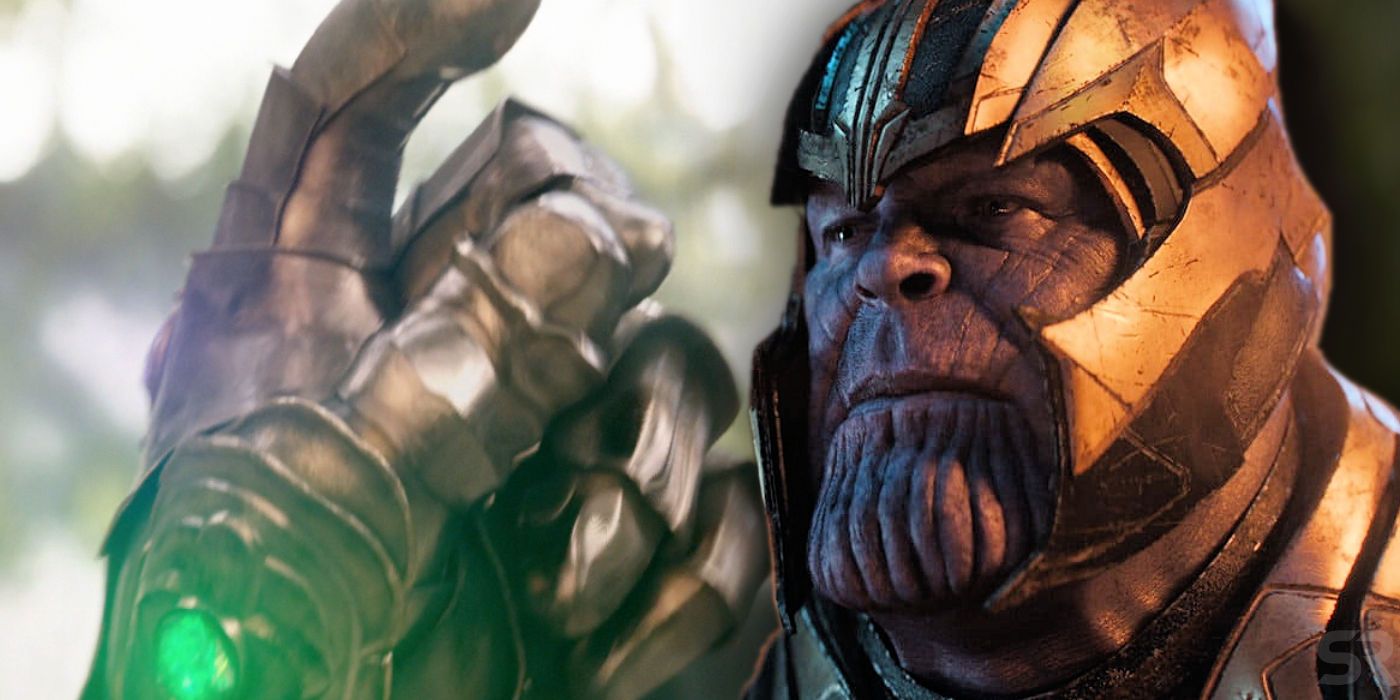 Thanos di Avengers Infinity War dengan jepretan Infinity Gauntlet