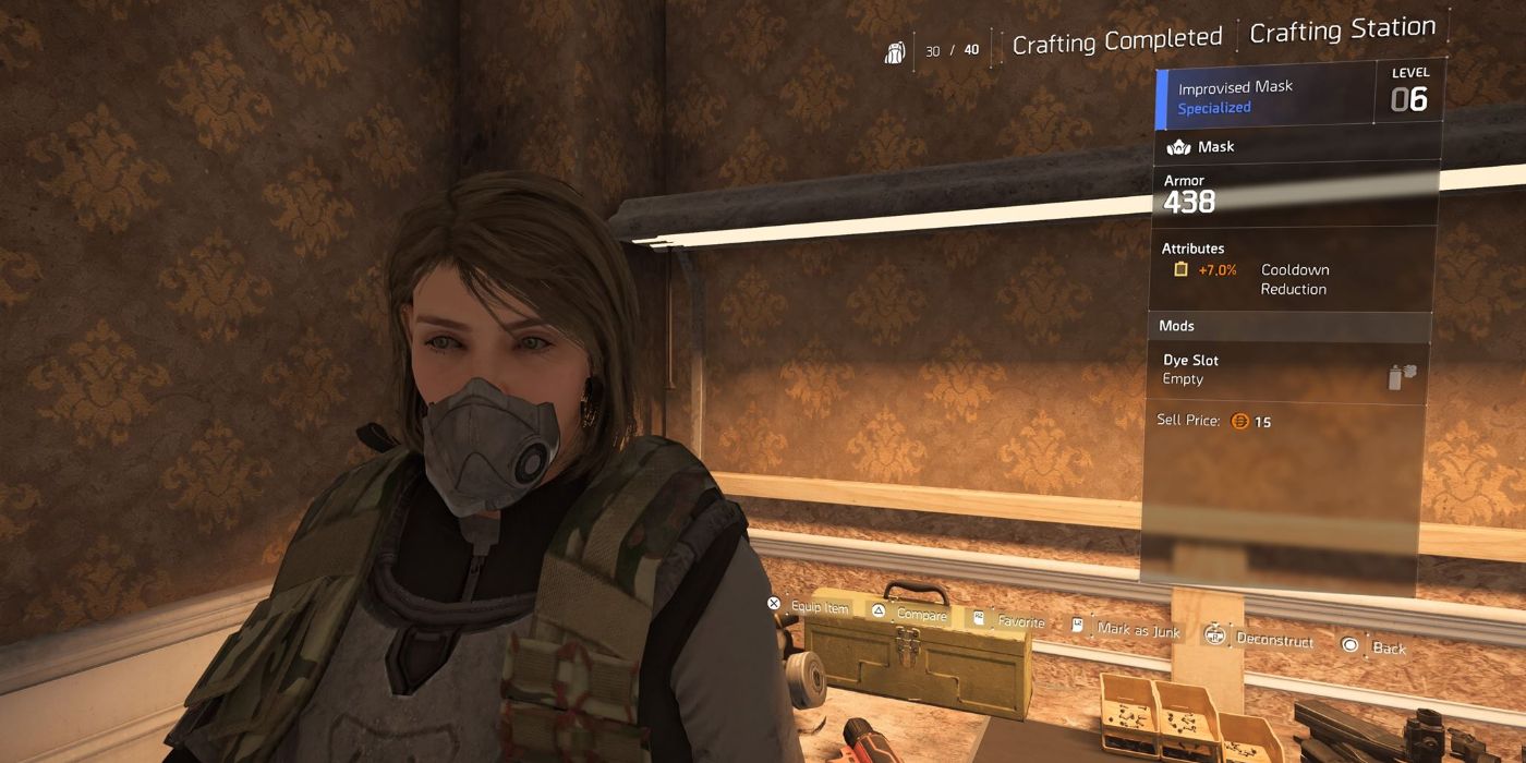 The Division 2 Crafting