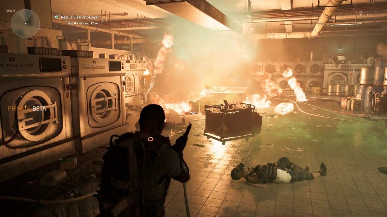 The Division 2 Grand Washington Hotel Basement
