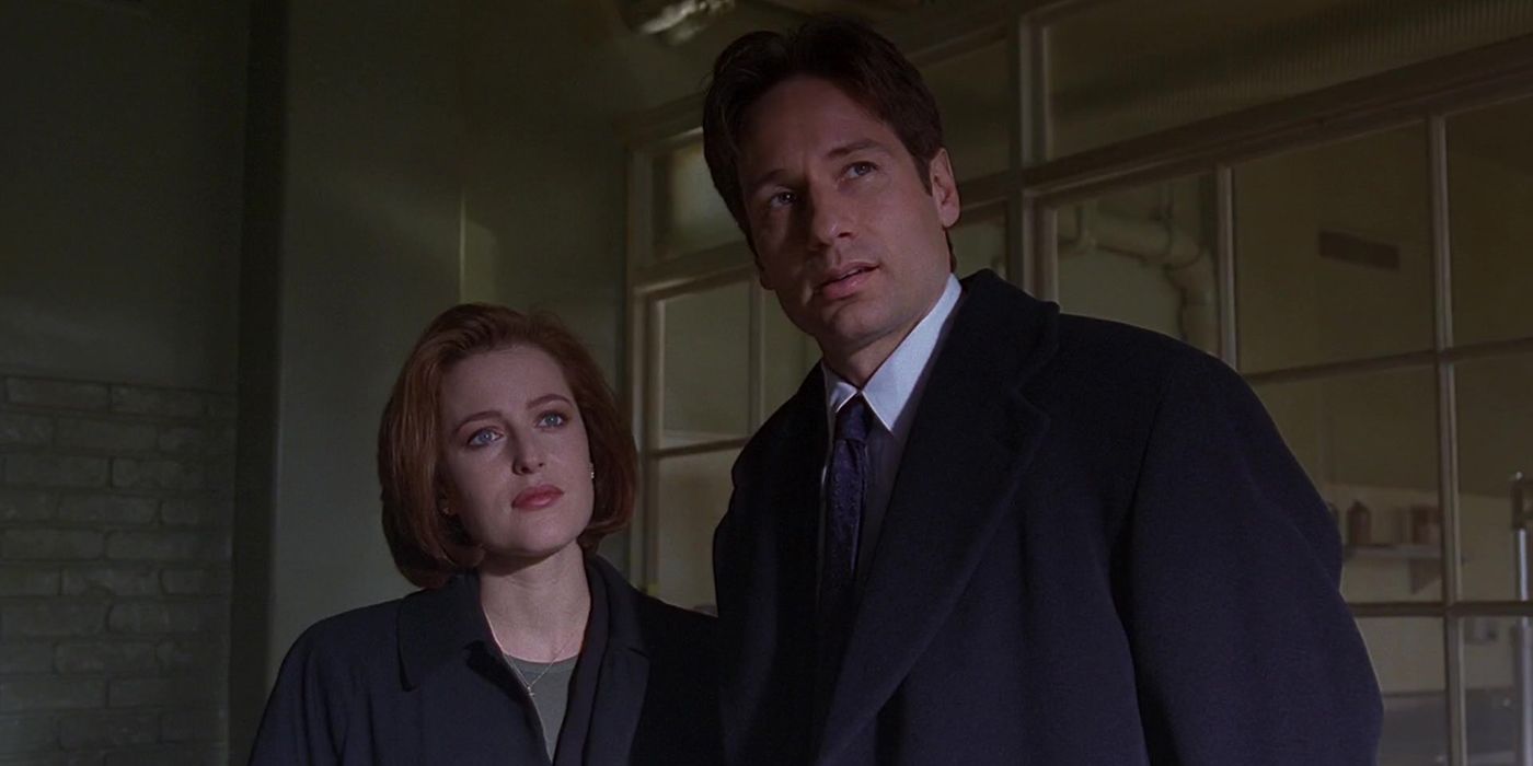 Mulder and Scully in The X-Files