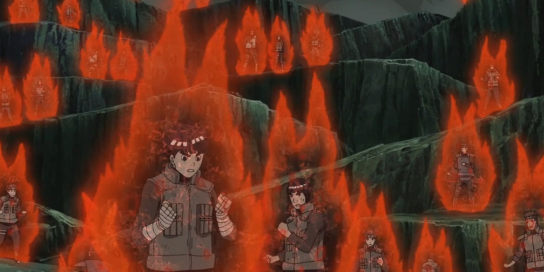 The allied forces share in Narutos chakra in Naruto Shippuden