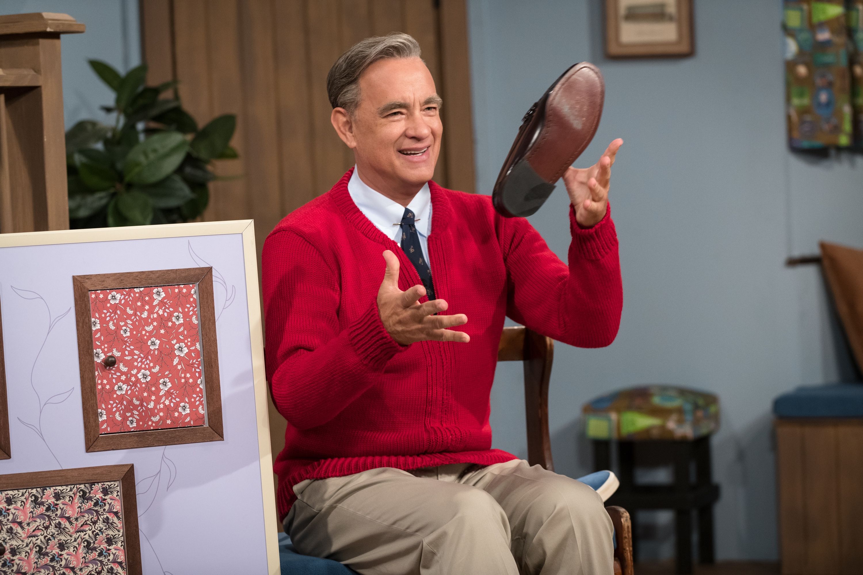 Tom Hanks as Fred Rogers in A Beautiful Day in the Neighborhood