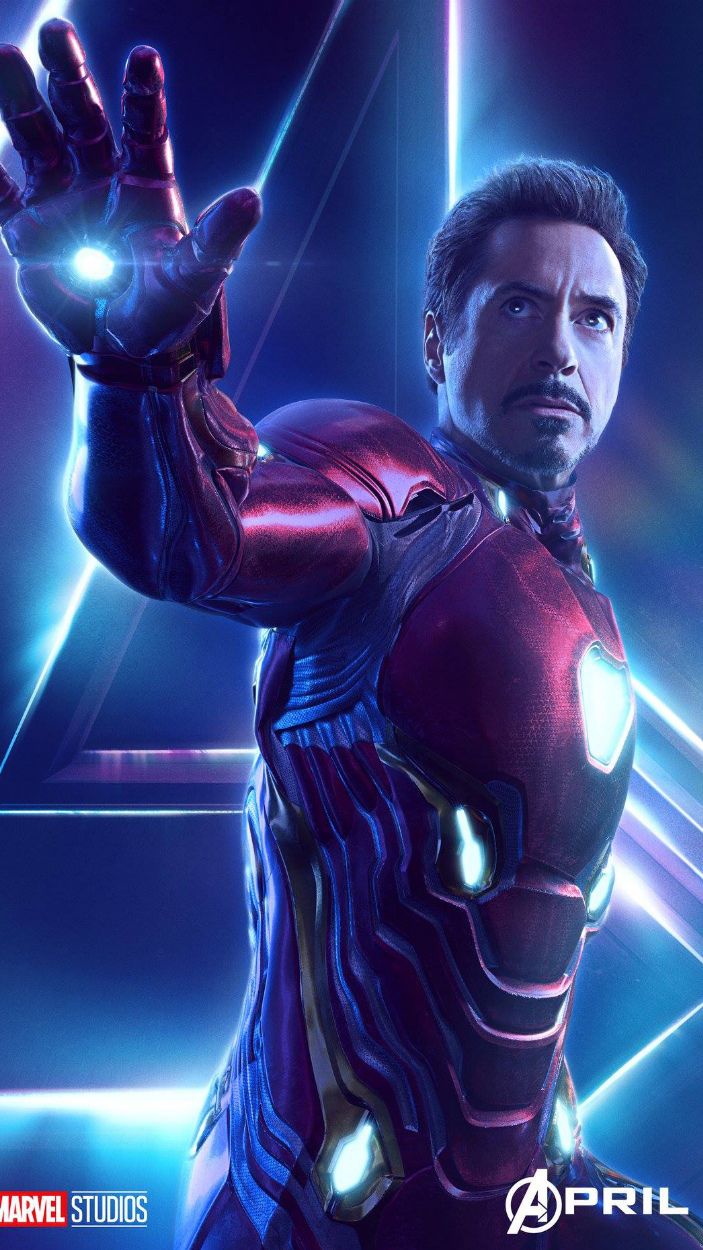 Robert Downey Jr. as Tony Stark in Avengers: Infinity War
