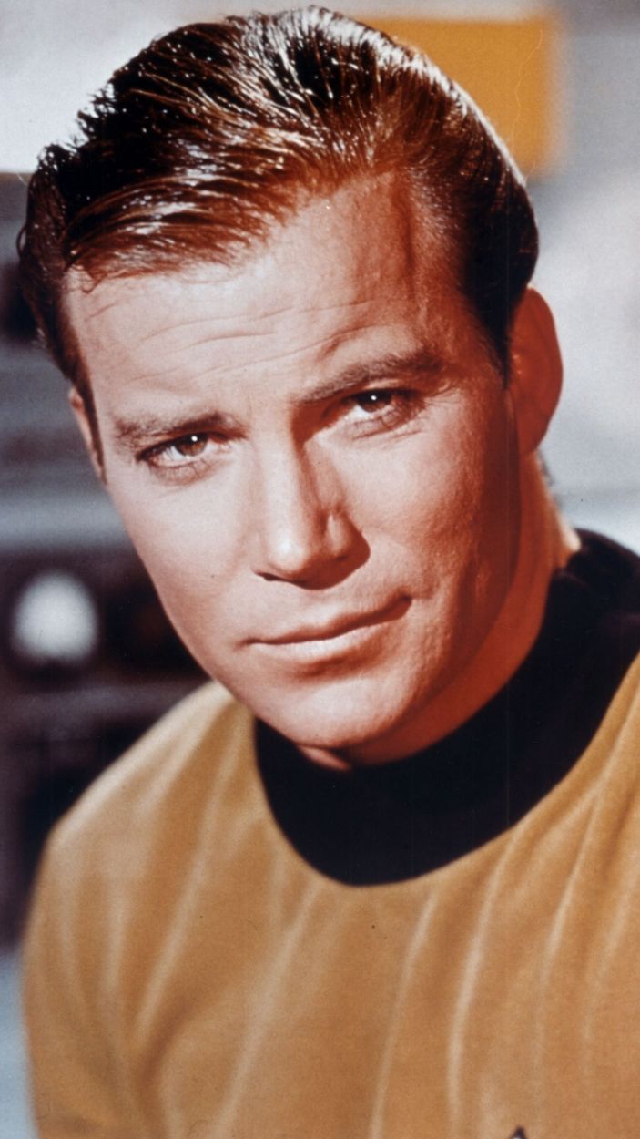 William Shatner as Captain Kirk on Star Trek TOS