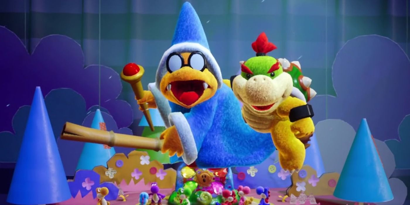 The villains of Yoshi's Crafted World 