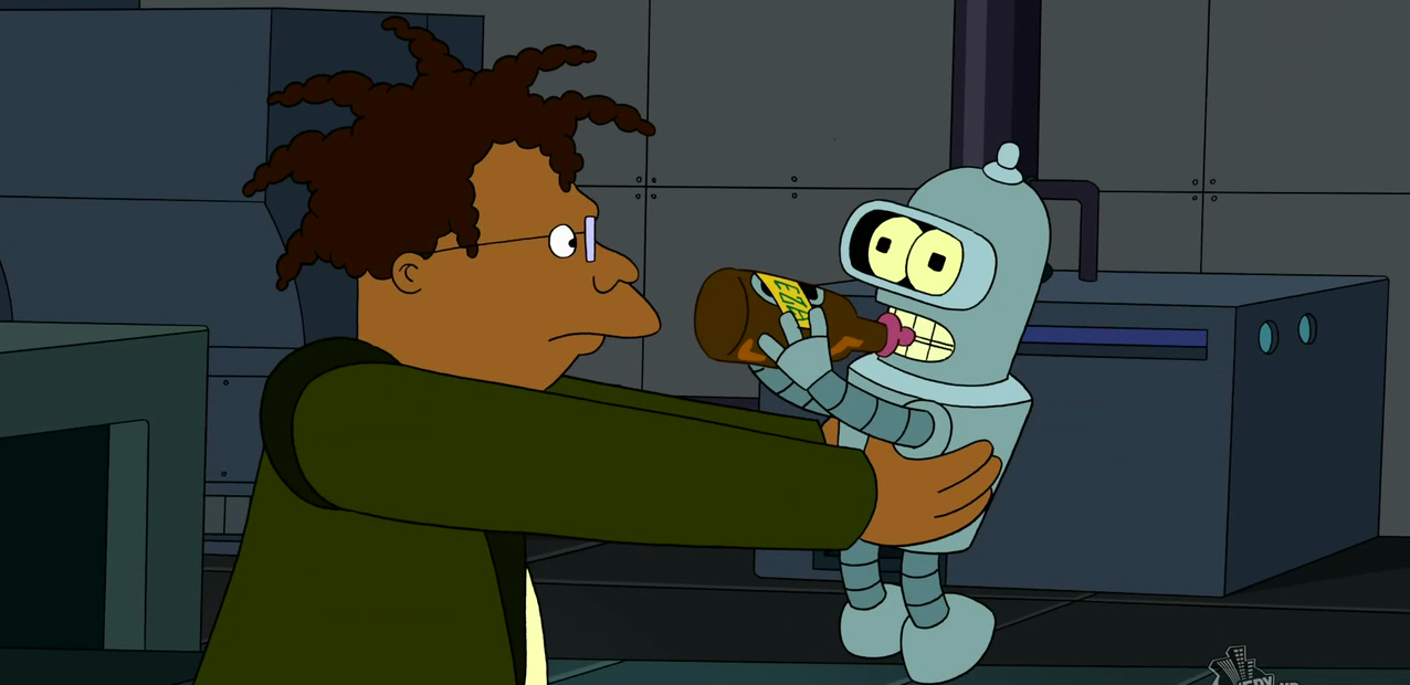 Futurama - Bender and Hermes