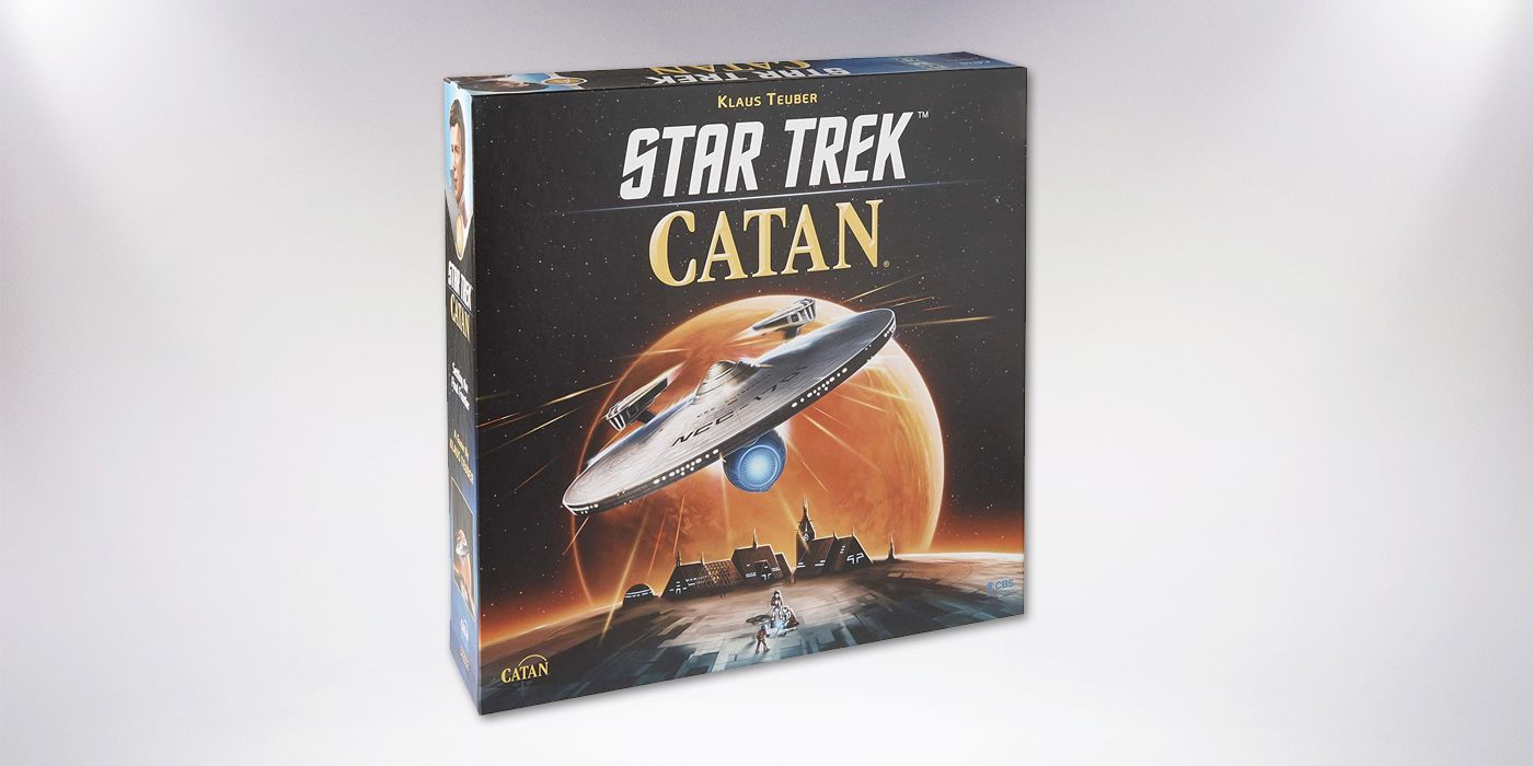 The box art for Star Trek Catan on a white background