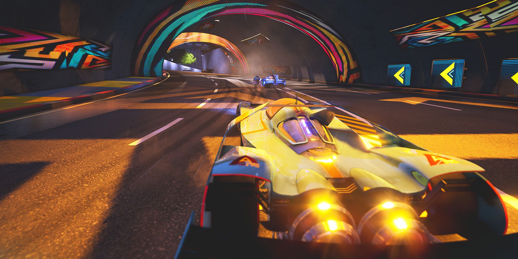xenon racer neon tunnel