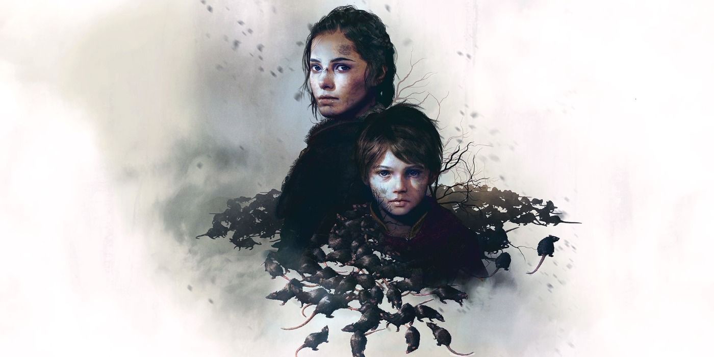 Image showing two main characters, siblings, in A Plague Tale: Innocence.