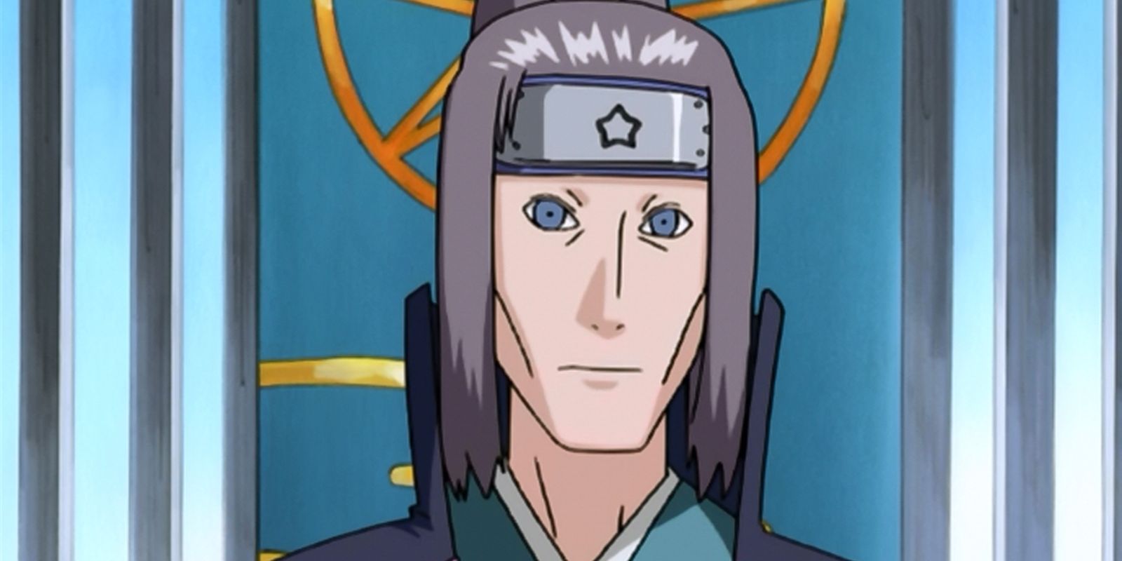 Akahoshi the Fourth Hoshikage stares ahead in Naruto