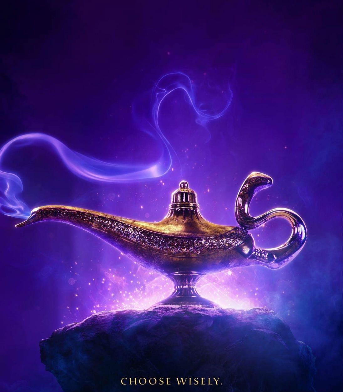 Aladdin Lamp Poster Vertical