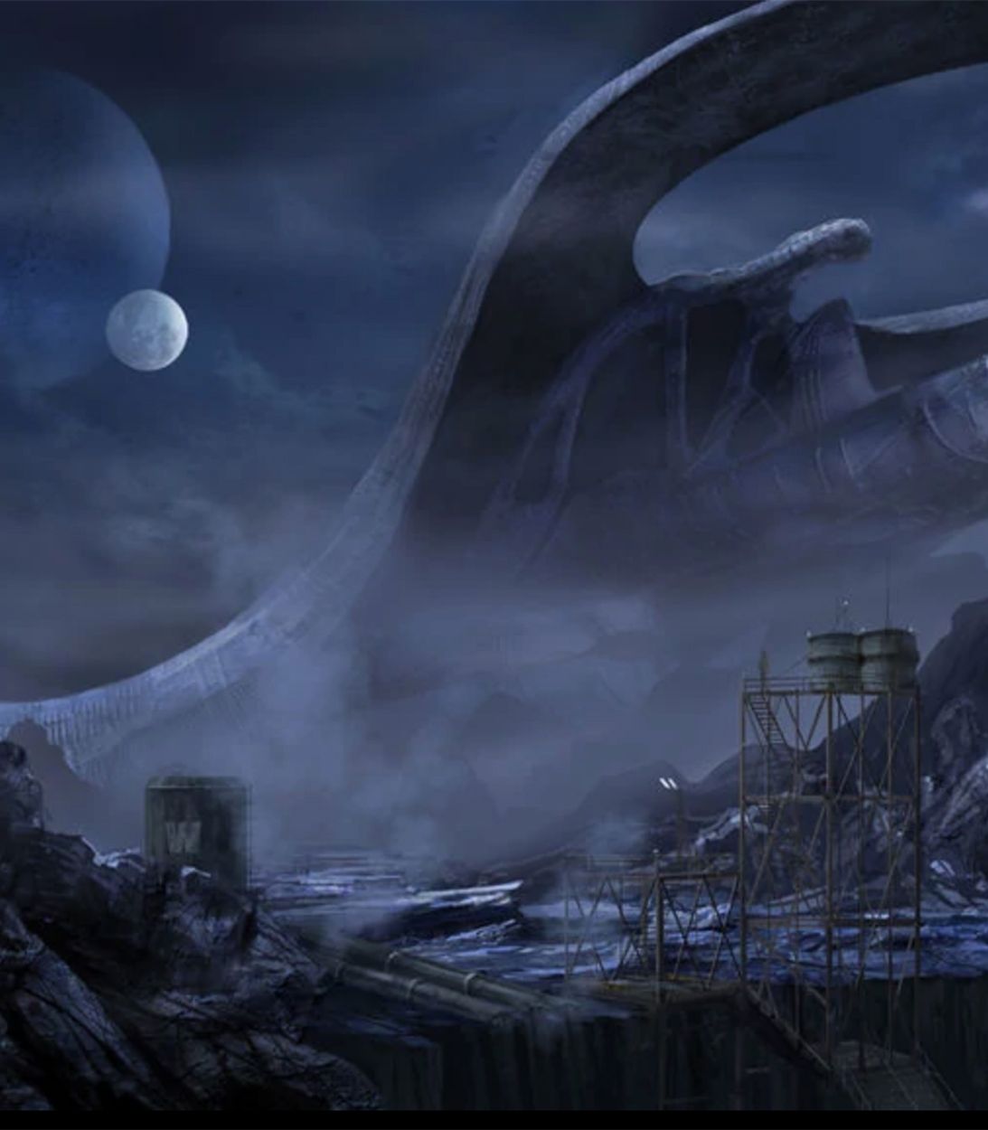 Aliens- Crucible Planet Concept Art Vertical