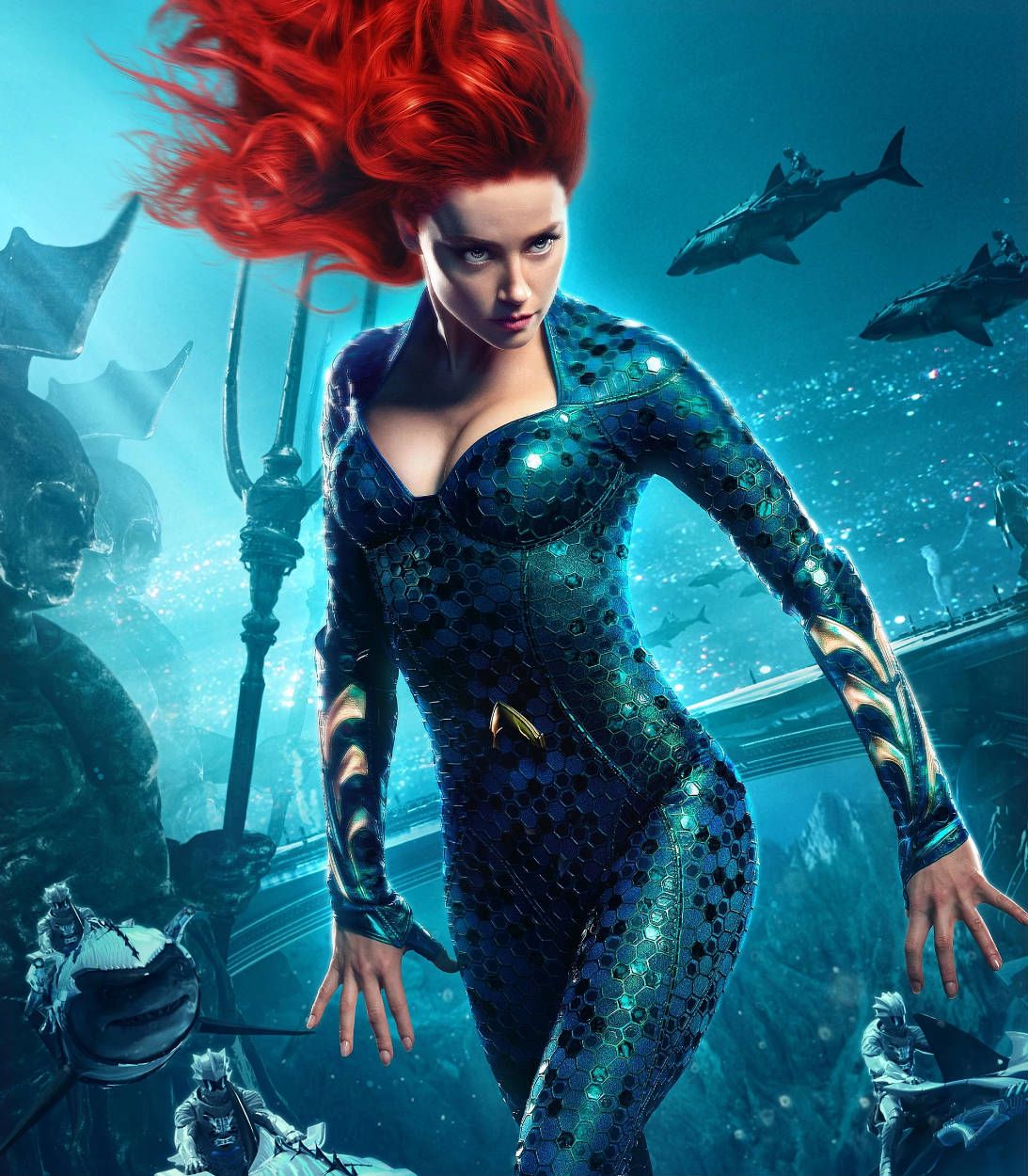Aquaman Mera Amber Heard Vertical