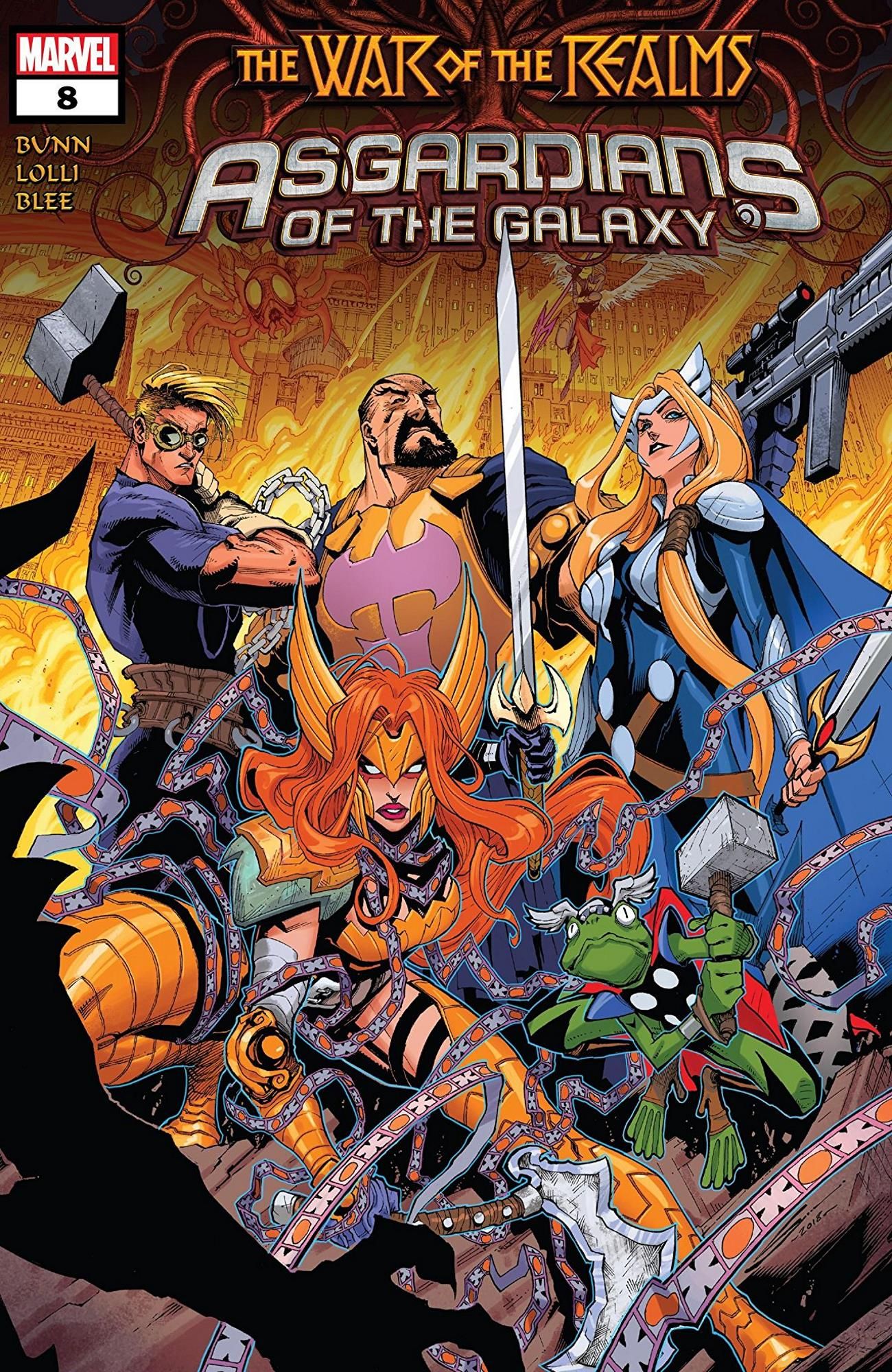Asgardians of the Galaxy 8 Comic Cover