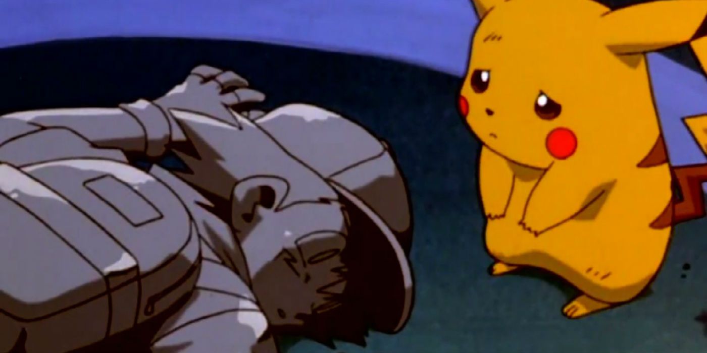Ash Turns to Stone in Pokemon The First Movie