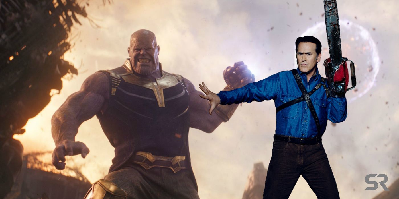 Ash Williams and Thanos Header Image