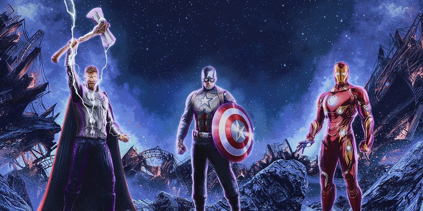 Poster A2 Vengadores Avengers Endgame C.America C.Marvel Thor Rocket Antman 01 
