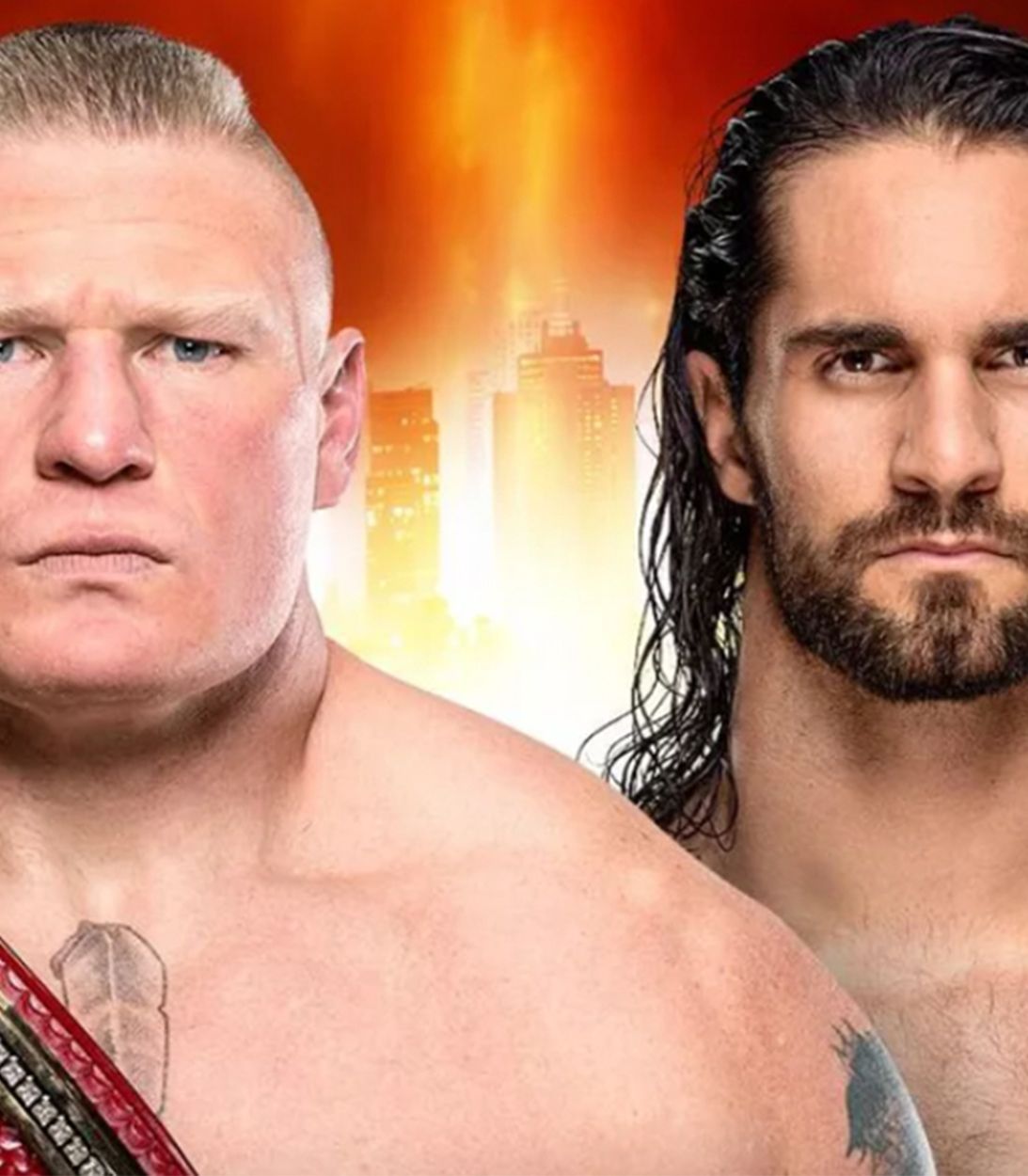 Brock Lesnar and Seth Rollins WWE Vertical