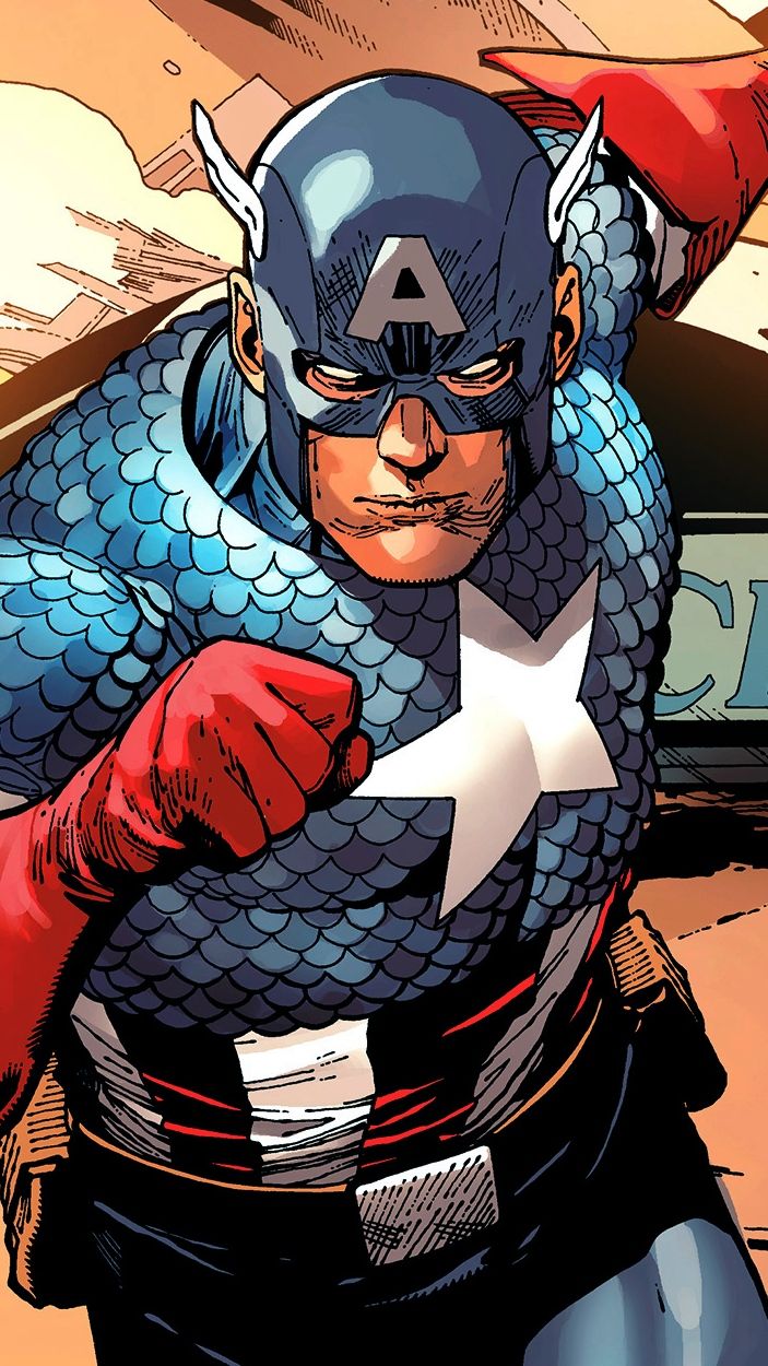 Captain America Cover Vertical