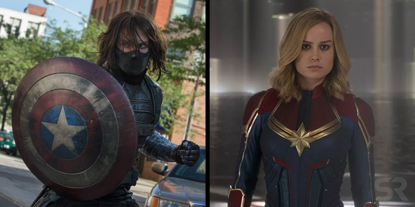 Captain America The Winter Soldier and Captain Marvel