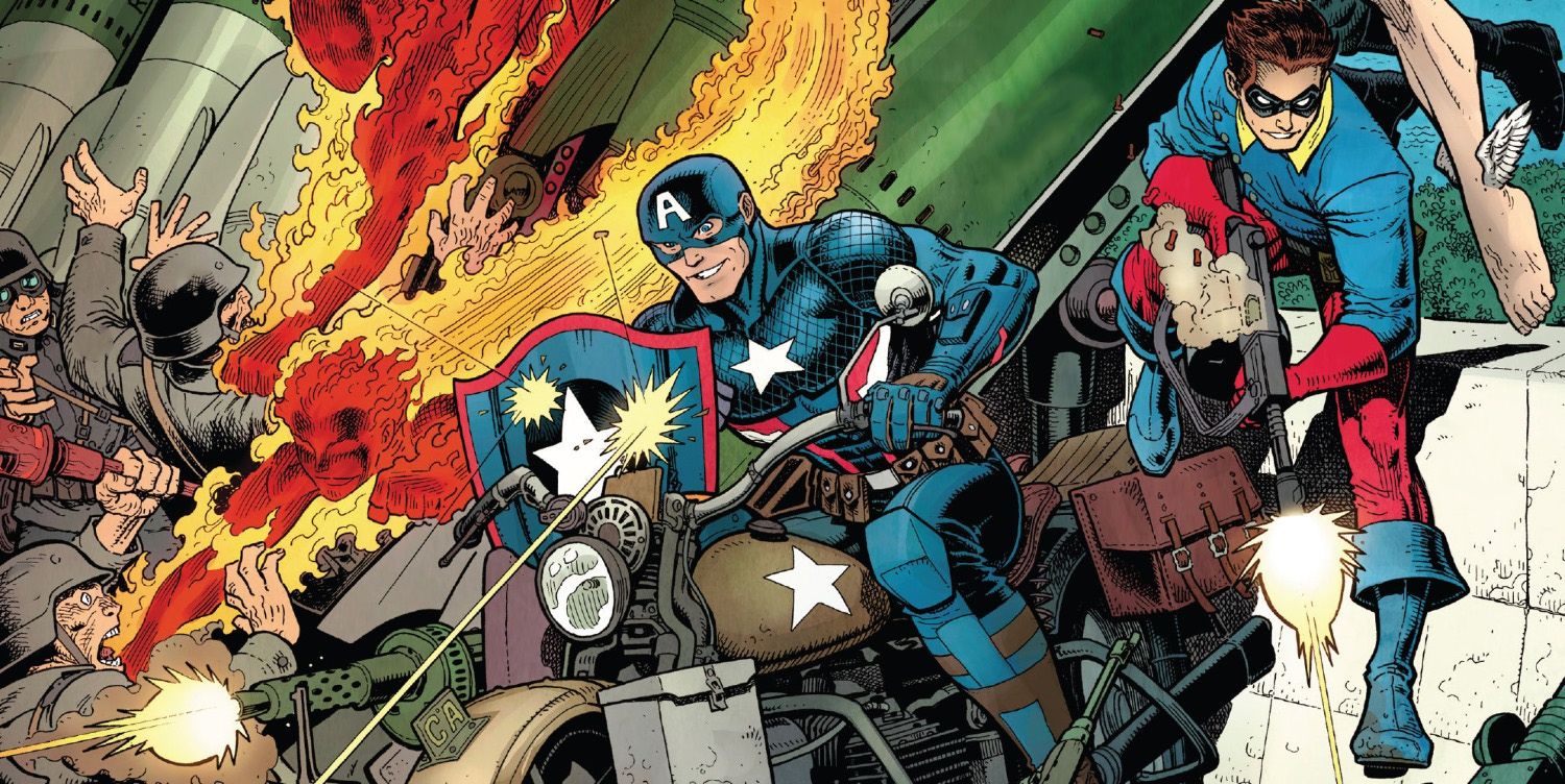 Captain America and Bucky Barnes comic