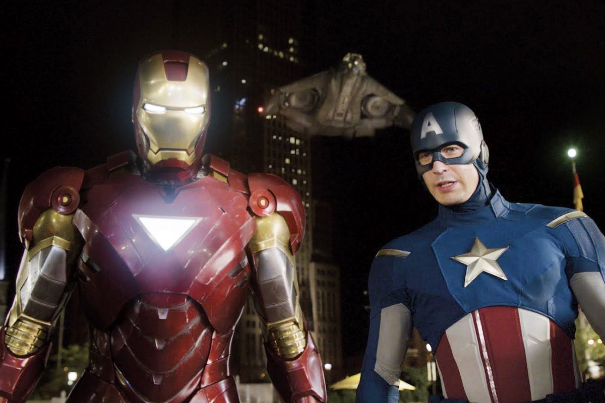Captain America and Iron Man are colleagues