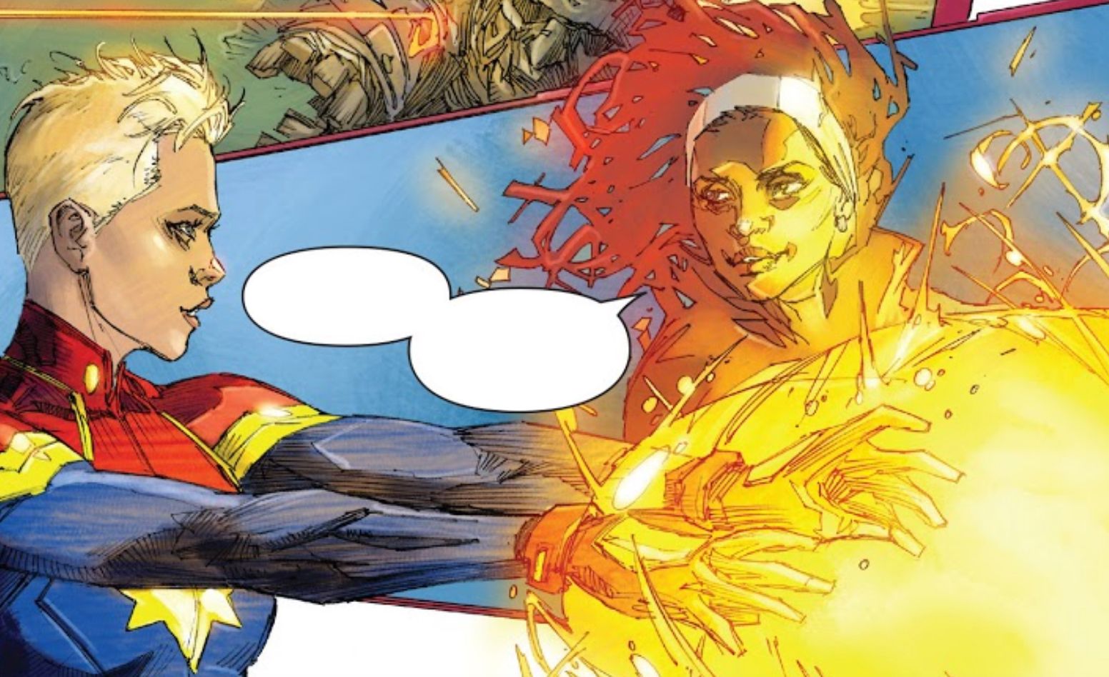 Captain Marvel Recruits Spectrum For The Ultimates