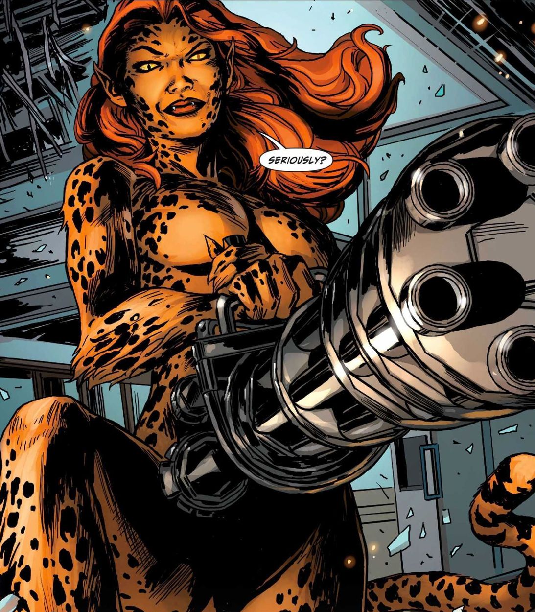 Cheetah in Wonder Woman Comics Vertical