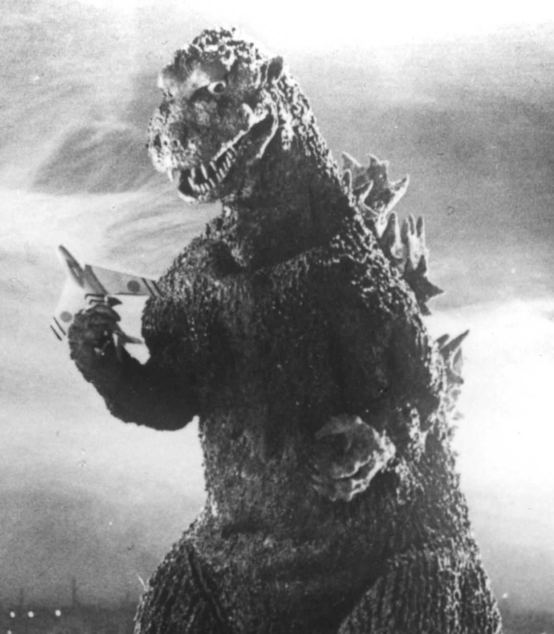 Classic Godzilla movie still