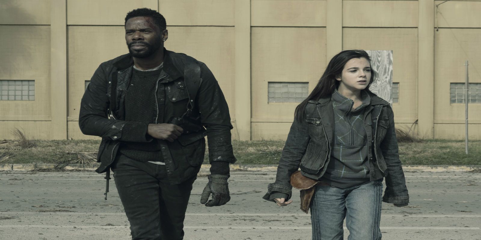 Colman Domingo as Victor Strand and Alexa Nisenson as Charlie in Fear the Walking Dead