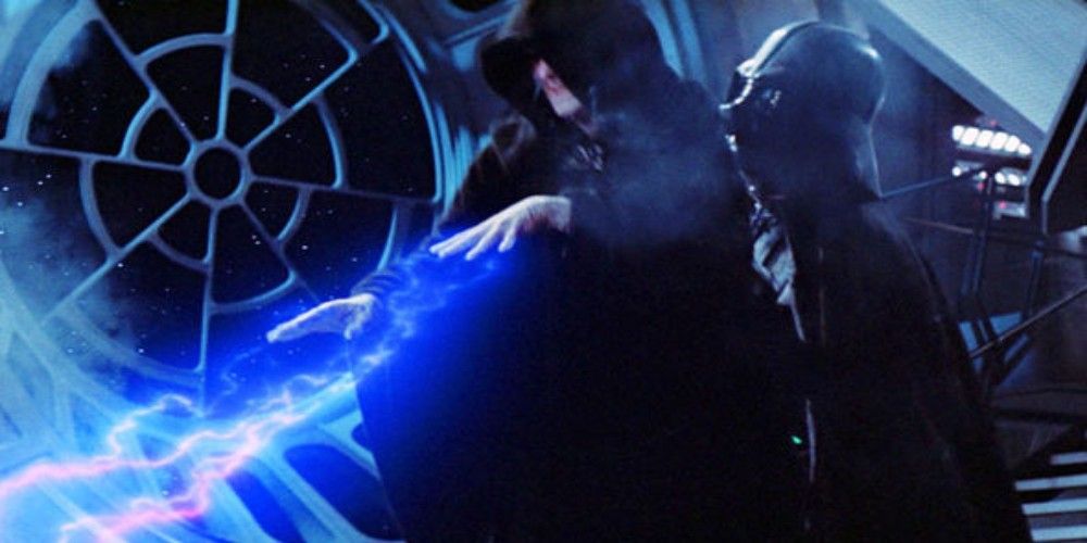 Darth Vader saves his son and kills the Emperor in Star Wars Retuen Of The Jedi