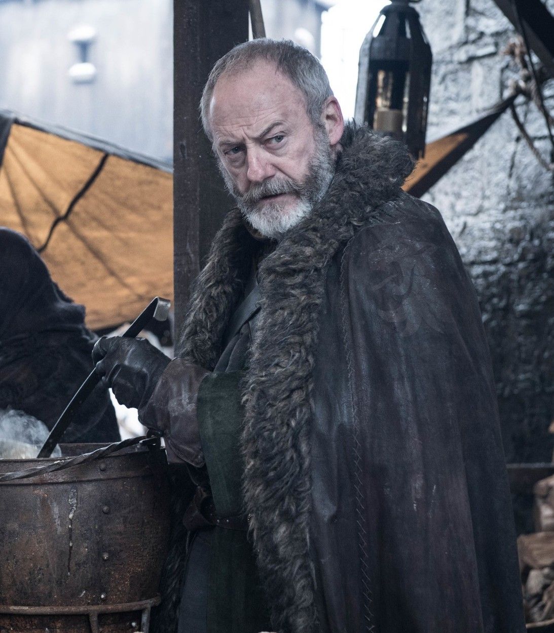 Davos in Game of Thrones Season 8 Episode 2 Vertical