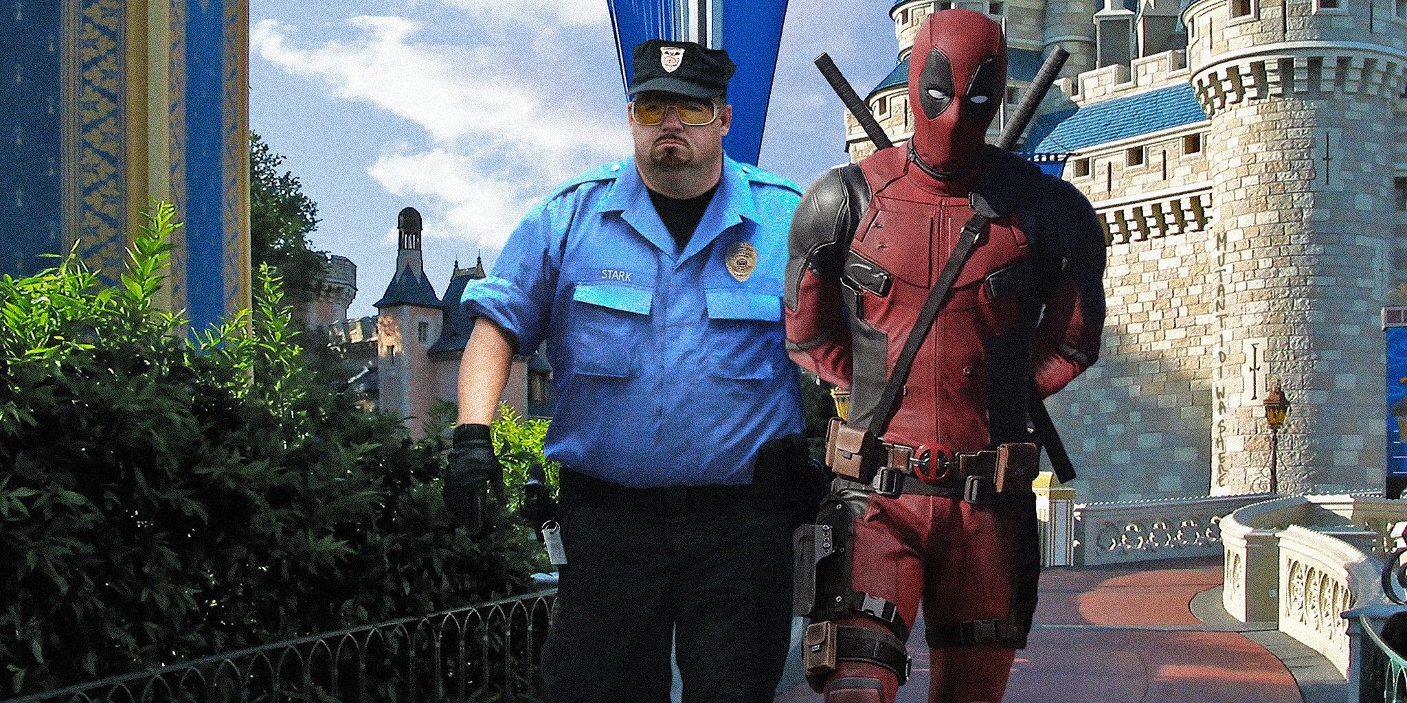 Deadpool arrested at Disney Land