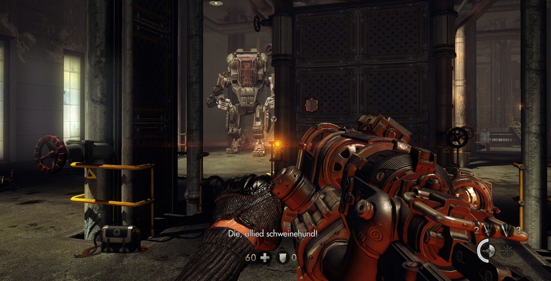 Deathshead Boss fight Wolfenstein