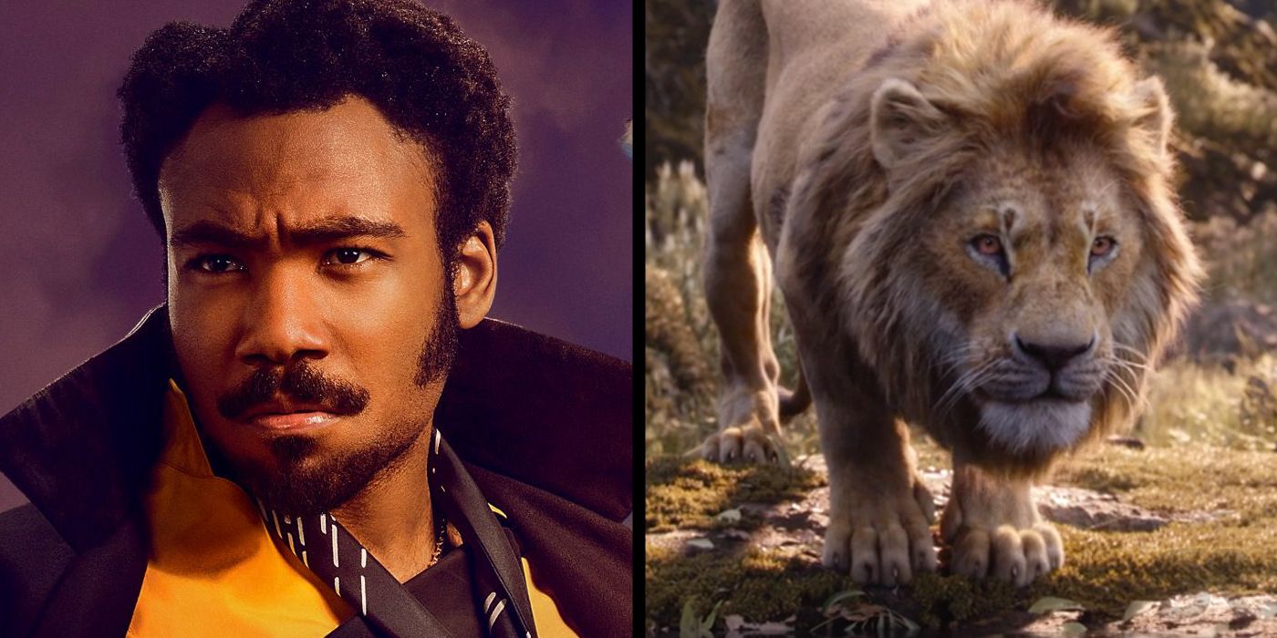Donald Glover as Simba in The Lion King