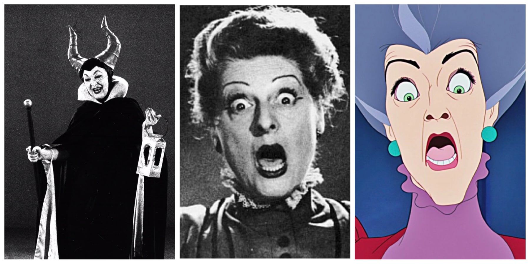 Eleanor Audley as Lady Tremaine in Cinderella and Maleficent in Sleeping Beauty