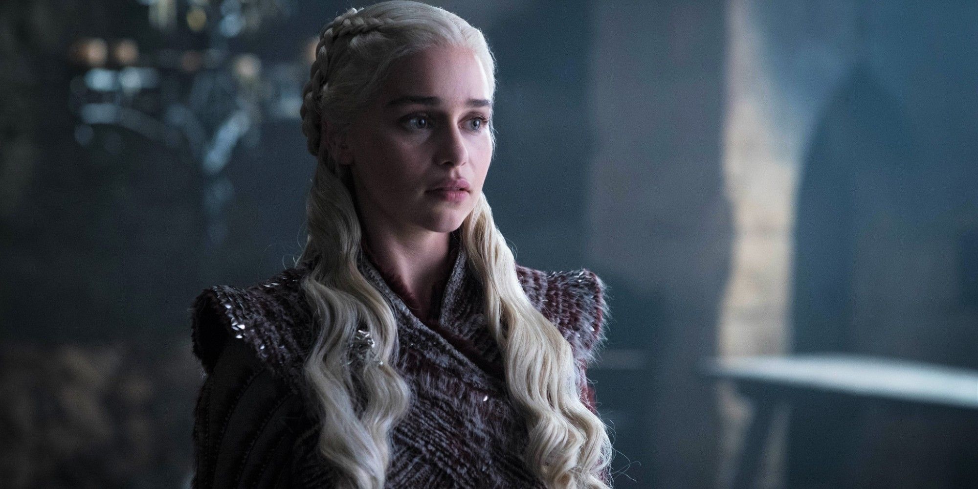 Emilia Clarke como Daenerys en la octava temporada de Juego de Tronos