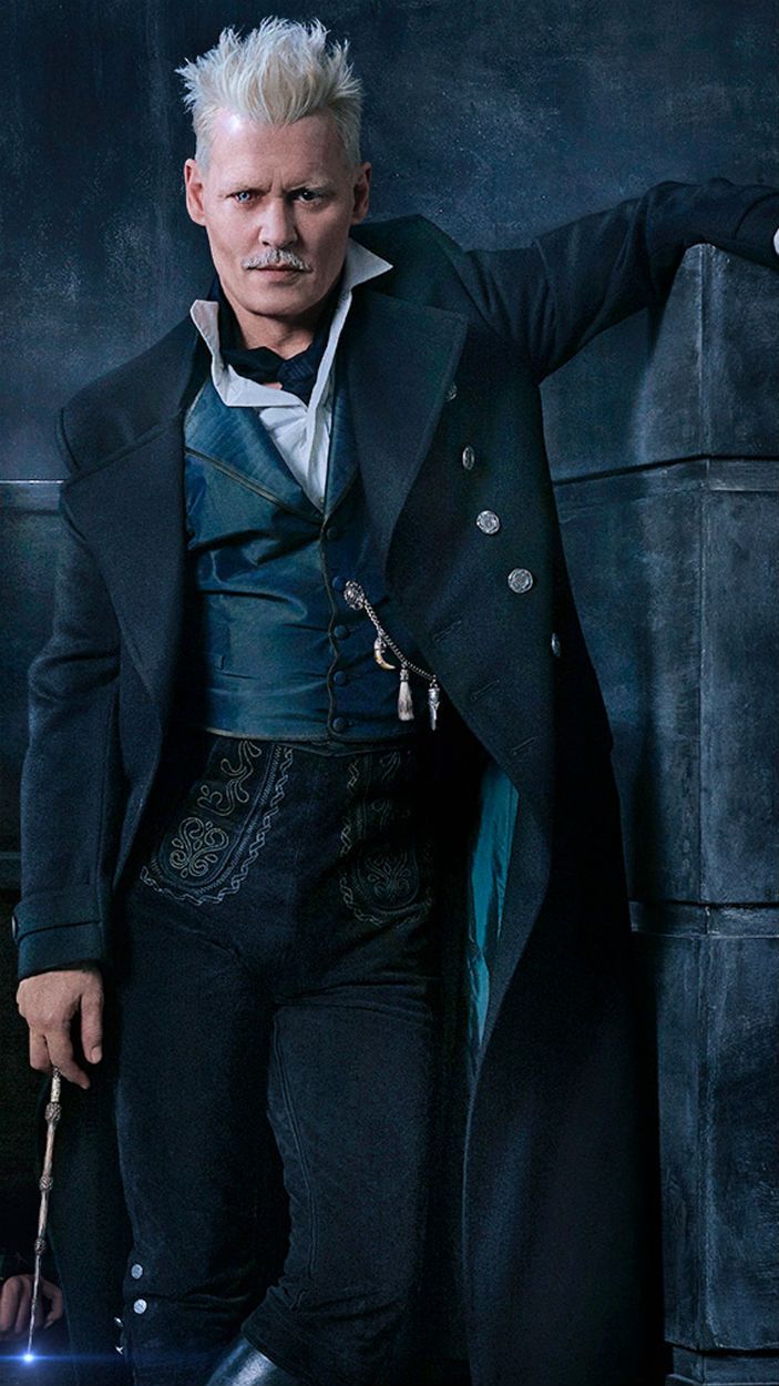 Fantastic Beasts Johnny Depp as Grindelwald Vertical