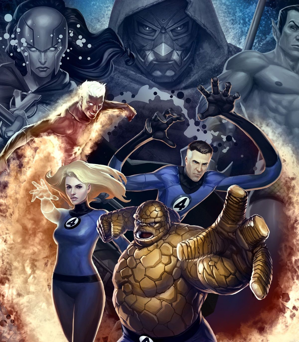 Fantastic Four Team Vertical