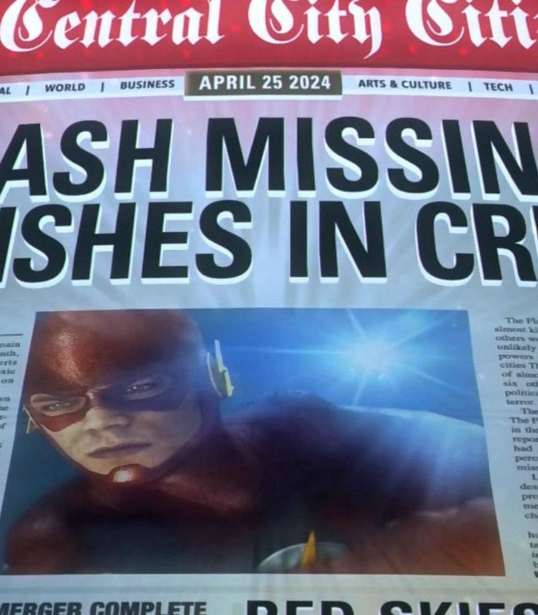 Flash Missing Crisis Vertical