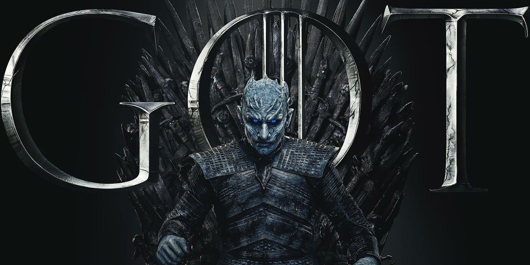 Game of Thrones - Night King on the iron Throne