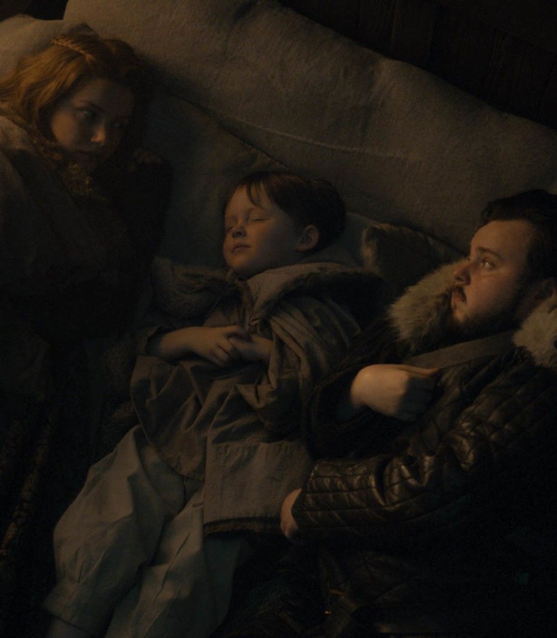 Gilly and Sam in Game of Thrones Season 8 Episode 2 Vertical